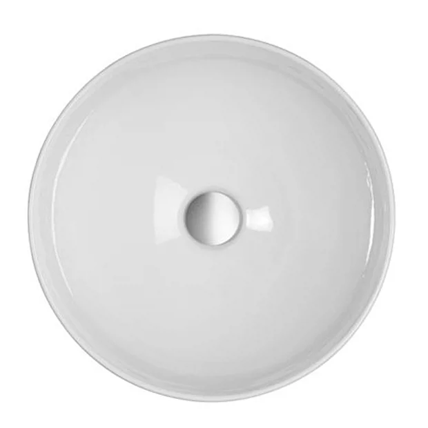 Crosswater Nepi 400mm Inset Basin Gloss White 1 Crosswater Nepi 400mm Inset Basin Gloss White