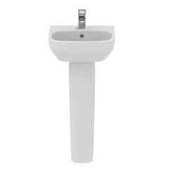 Ideal Standard I.Life A 400mm 1TH Handrinse Basin + Full Pedestal -Bathroom Products Shop isila40fp d3