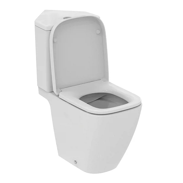 Ideal Standard I.Life S Compact Rimless Corner Close Coupled WC + Soft Close Seat 2 Ideal Standard I.Life S Compact Rimless Corner Close Coupled WC + Soft Close Seat - Image 2