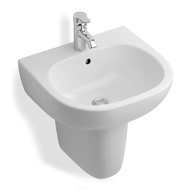 Ideal Standard Jasper Morrison 55cm 1TH Basin & Semi Pedestal 1 Ideal Standard Jasper Morrison 55cm 1TH Basin & Semi Pedestal