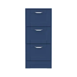 Keswick Blue 350mm Traditional 3 Drawer Storage Unit 5 Keswick Blue 350mm Traditional 3 Drawer Storage Unit -Bathroom Products Shop kesblu3d d2