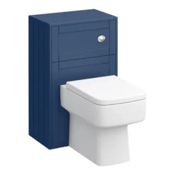 Keswick Blue Wall Hung 2-Door Vanity Unit + Toilet Package -Bathroom Products Shop kesblupk3 d3