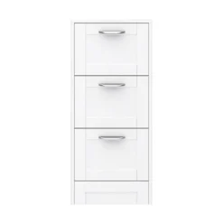 Keswick White 350mm Traditional 3 Drawer Storage Unit 5 Keswick White 350mm Traditional 3 Drawer Storage Unit -Bathroom Products Shop keswht3d d1
