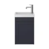 Heritage Lynton Midnight Blue Wall Hung Cloakroom Vanity Unit