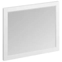 Burlington Framed 90 Mirror - Matt White