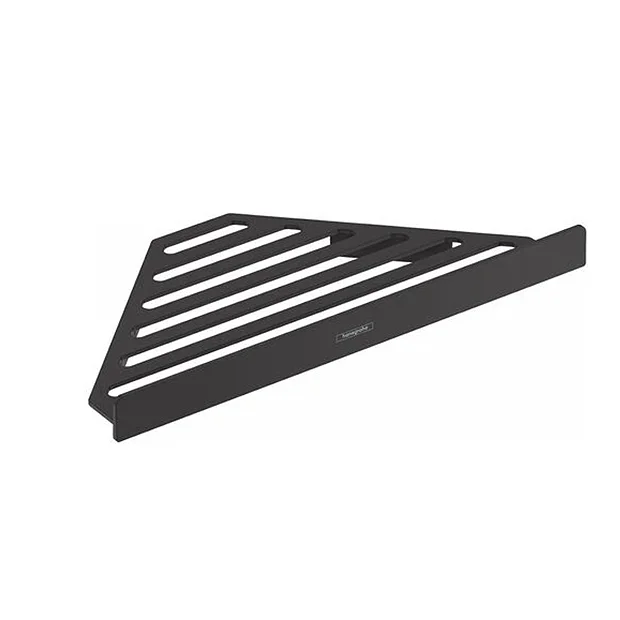 Hansgrohe AddStoris Matt Black Corner Shower Basket 2 Hansgrohe AddStoris Matt Black Corner Shower Basket - Image 2
