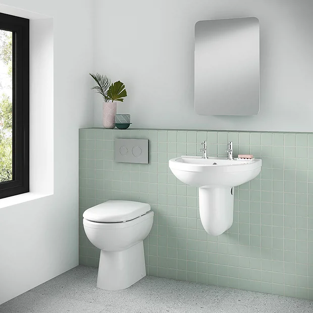 Milton Classic Comfort Height BTW Toilet Pan + Soft Close Seat 4 Milton Classic Comfort Height BTW Toilet Pan + Soft Close Seat - Image 4