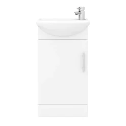 Melbourne Close Coupled Toilet Incl. 420 Cabinet + Basin Set -Bathroom Products Shop melnvs100 n d5