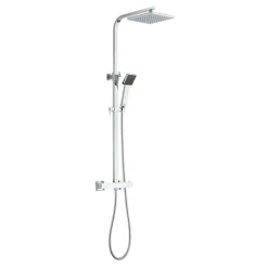 Milan Modern Thermostatic Shower - Chrome -Bathroom Products Shop mil002 v2 d1