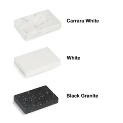 Burlington Floor Standing Corner Vanity Unit - Dark Olive - Left Hand 1000mm With Worktop -Bathroom Products Shop minervann