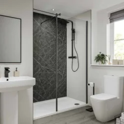 Multipanel Neutrals Collection Dove Grey Bathroom Wall Panel 9 Multipanel Neutrals Collection Dove Grey Bathroom Wall Panel -Bathroom Products Shop mn2001shr d2