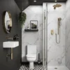 Multipanel Linda Barker Calacatta Marble Bathroom Wall Panel