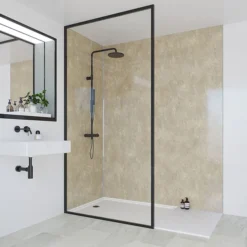 Multipanel Classic Travertine Bathroom Wall Panel