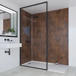 Multipanel Linda Barker Corten Elements Bathroom Wall Panel