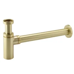 Arezzo Brushed Brass Trap And Isolating Set -Bathroom Products Shop mrtisbb d2