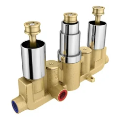 Milan Concealed Shower Valve With Slide Rail Kit + Wall Mounted Fixed Head -Bathroom Products Shop mshwpk d2