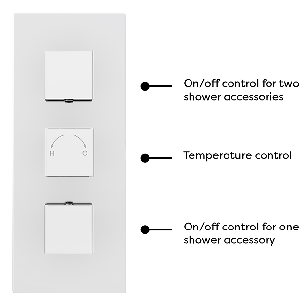 Milan Shower Package (Rainfall Wall Mounted Head, Handset + Freeflow Bath Filler) 5 Milan Shower Package (Rainfall Wall Mounted Head, Handset + Freeflow Bath Filler) - Image 5