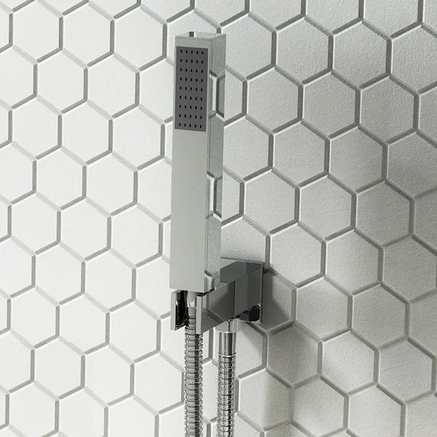 Milan Shower Package (Rainfall Wall Mounted Head, Handset + Freeflow Bath Filler) 6 Milan Shower Package (Rainfall Wall Mounted Head, Handset + Freeflow Bath Filler) - Image 6