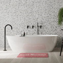 Showerwall Positano Grey Terrazzo Waterproof Decorative Wall Panel -Bathroom Products Shop mssppgtezzzz29000 d1