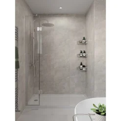 Multipanel Tile Effect Valmasino Marble H2400 X W598mm Bathroom Wall Panel - Hydrolock Tongue And Groove 7 Multipanel Tile Effect Valmasino Marble H2400 X W598mm Bathroom Wall Panel - Hydrolock Tongue And Groove -Bathroom Products Shop mt074st1001 d1