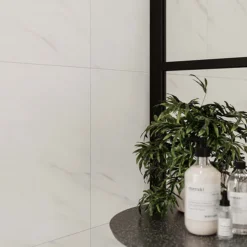 Multipanel Tile Effect Levanto Marble H2400 X W598mm Bathroom Wall Panel - Hydrolock Tongue And Groove 8 Multipanel Tile Effect Levanto Marble H2400 X W598mm Bathroom Wall Panel - Hydrolock Tongue And Groove -Bathroom Products Shop mt812st1001 d1