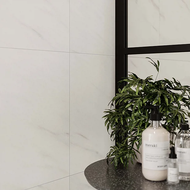 Multipanel Tile Effect Levanto Marble H2400 X W598mm Bathroom Wall Panel - Hydrolock Tongue And Groove 4 Multipanel Tile Effect Levanto Marble H2400 X W598mm Bathroom Wall Panel - Hydrolock Tongue And Groove - Image 4