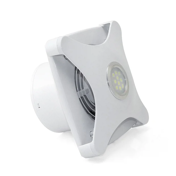 Monza 100mm Concealed Bathroom Extractor Fan With Light 1 Monza 100mm Concealed Bathroom Extractor Fan With Light