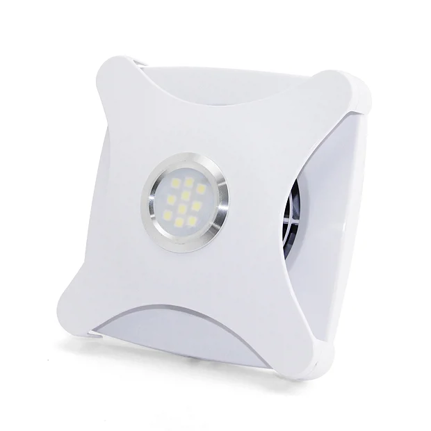 Monza 100mm Concealed Bathroom Extractor Fan With Light 2 Monza 100mm Concealed Bathroom Extractor Fan With Light - Image 2