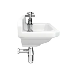 Carlton 515mm Traditional Cloakroom Basin (2 Tap Hole - Depth 300mm) -Bathroom Products Shop ncs829 n d2