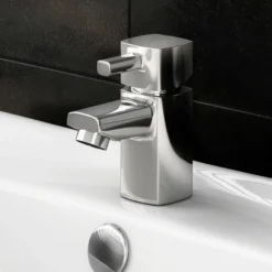 Neo Minimalist Cloakroom Mono Basin Mixer Tap Chrome -Bathroom Products Shop ne001s detail2