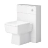 Nova High Gloss White Vanity Bathroom Suite - W1500 X D400/200mm