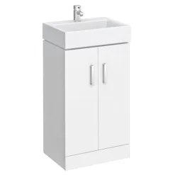 Nova Small Cloakroom Suite - Gloss White -Bathroom Products Shop nvclkfs2