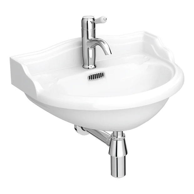 Oxford Cloakroom Suite With Basin Mixer, Waste + Chrome Bottle Trap 1 Oxford Cloakroom Suite With Basin Mixer, Waste + Chrome Bottle Trap