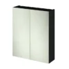 Hudson Reed 600mm Hacienda Black 50/50 Mirror Unit