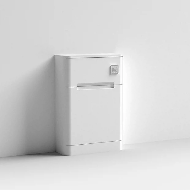 Nuie Elbe Satin White 550mm WC Unit 1 Nuie Elbe Satin White 550mm WC Unit