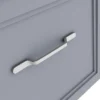 Period Bathroom Co. Wall Hung Vanity - Matt Grey - 500mm 2 Drawer With Chrome Handles