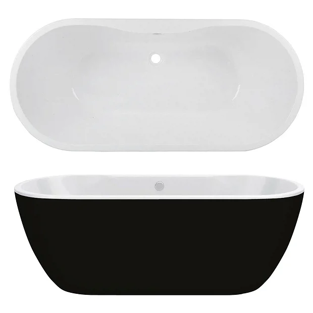 Pro 600 Black Modern Free Standing Bath Suite 3 Pro 600 Black Modern Free Standing Bath Suite - Image 3
