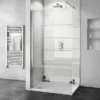 Orion White Arctic Sparkle Shower Wall Panel - 2400 X 1000mm