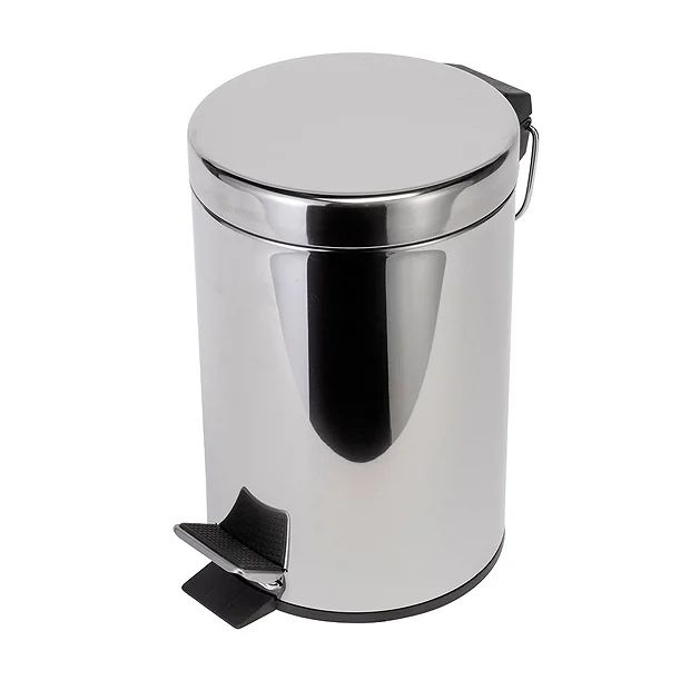 Croydex 3 Litre Stainless Steel Pedal Bin 3 Croydex 3 Litre Stainless Steel Pedal Bin - Image 3