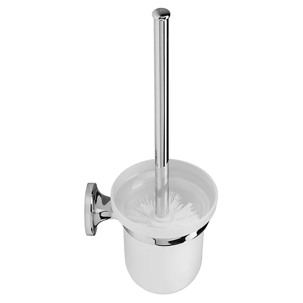 Croydex - Hampstead Toilet Brush & Holder - Chrome 2 Croydex - Hampstead Toilet Brush & Holder - Chrome - Image 2