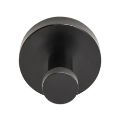 Croydex Black Epsom Flexi-Fix Robe Hook -Bathroom Products Shop qm481721 d1