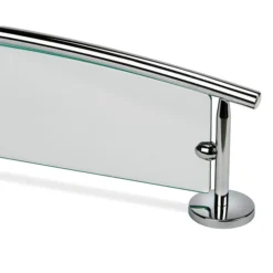 Croydex - Hampstead Glass Shelf - Chrome 5 Croydex - Hampstead Glass Shelf - Chrome -Bathroom Products Shop qm641441ai2