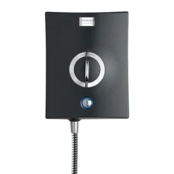 Aqualisa - Quartz Electric Shower - Graphite/Chrome -Bathroom Products Shop qze8511 d1