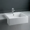 RAK - Nova 46cm Semi Recessed Basin - 1 Tap Hole