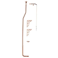 Chatsworth Rose Gold High Level Traditional Toilet -Bathroom Products Shop rghlwc d1