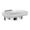 Smedbo House - Polished Chrome Holder With Glass Soap Dish