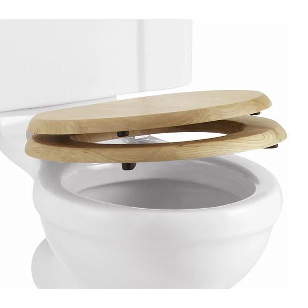Burlington Soft Close Golden Oak Toilet Seat 1 Burlington Soft Close Golden Oak Toilet Seat