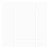 Multipanel Tile Effect Alpine White H2400 X W598mm Bathroom Wall Panel - Hydrolock Tongue And Groove