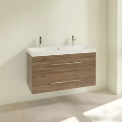 Villeroy & Boch Villeroy And Boch Avento Arizona Oak 1000mm Wall Hung 2-Drawer Double Vanity Unit 8 Villeroy & Boch Villeroy And Boch Avento Arizona Oak 1000mm Wall Hung 2-Drawer Double Vanity Unit -Bathroom Products Shop save01vh01 d1