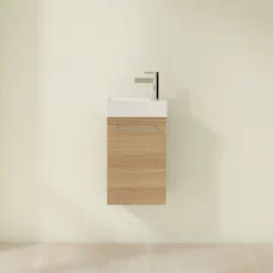 Villeroy & Boch Villeroy And Boch Avento Nordic Oak 360mm Wall Hung Vanity Unit With Left Bowl Basin 8 Villeroy & Boch Villeroy And Boch Avento Nordic Oak 360mm Wall Hung Vanity Unit With Left Bowl Basin -Bathroom Products Shop save31vj01 d2
